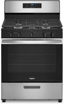 Whirlpool 30 Inch Freestanding Gas Range with 5 Sealed Burners WFG505M0MS NEW DISPLAY MODEL