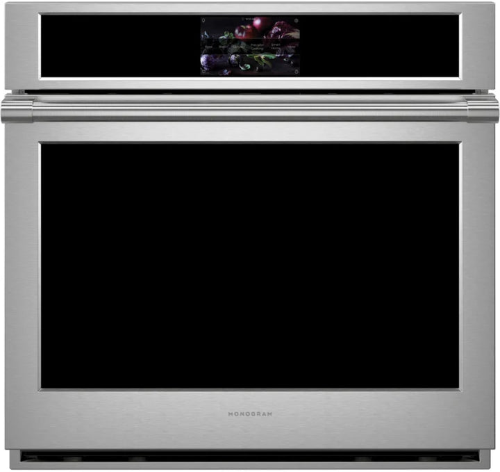 Monogram Statement Series ZTS90DPSNSS 30 Inch Built-In Electric Smart Single Wall Oven with 5 Cu. Ft. Capacity (Small blemish on top) DISPLAY MODEL